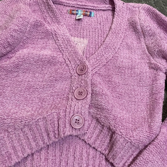 Urban Outfitters Dina Cardigan NWOT Size XS - Violet - Picture 7 of 8